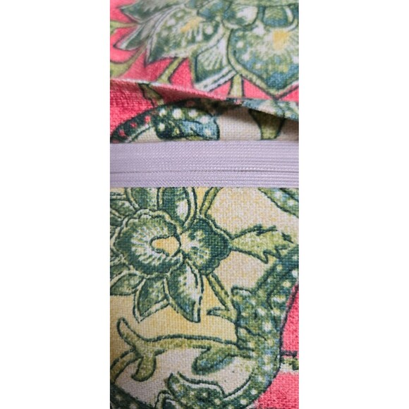 Stratford Home Decorative Accent Pillow 16"  Yellow Coral Green - Picture 8 of 13